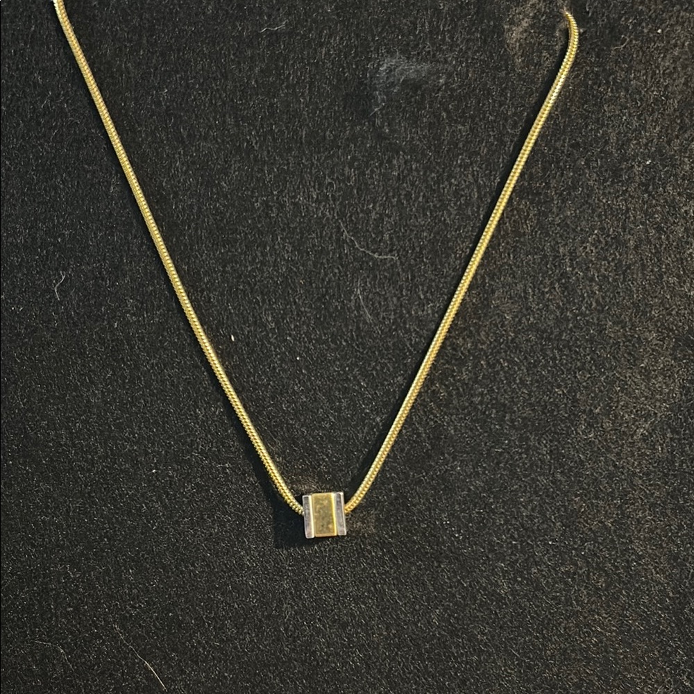 Trifari vintage gold and silver necklace! Beautiful condition